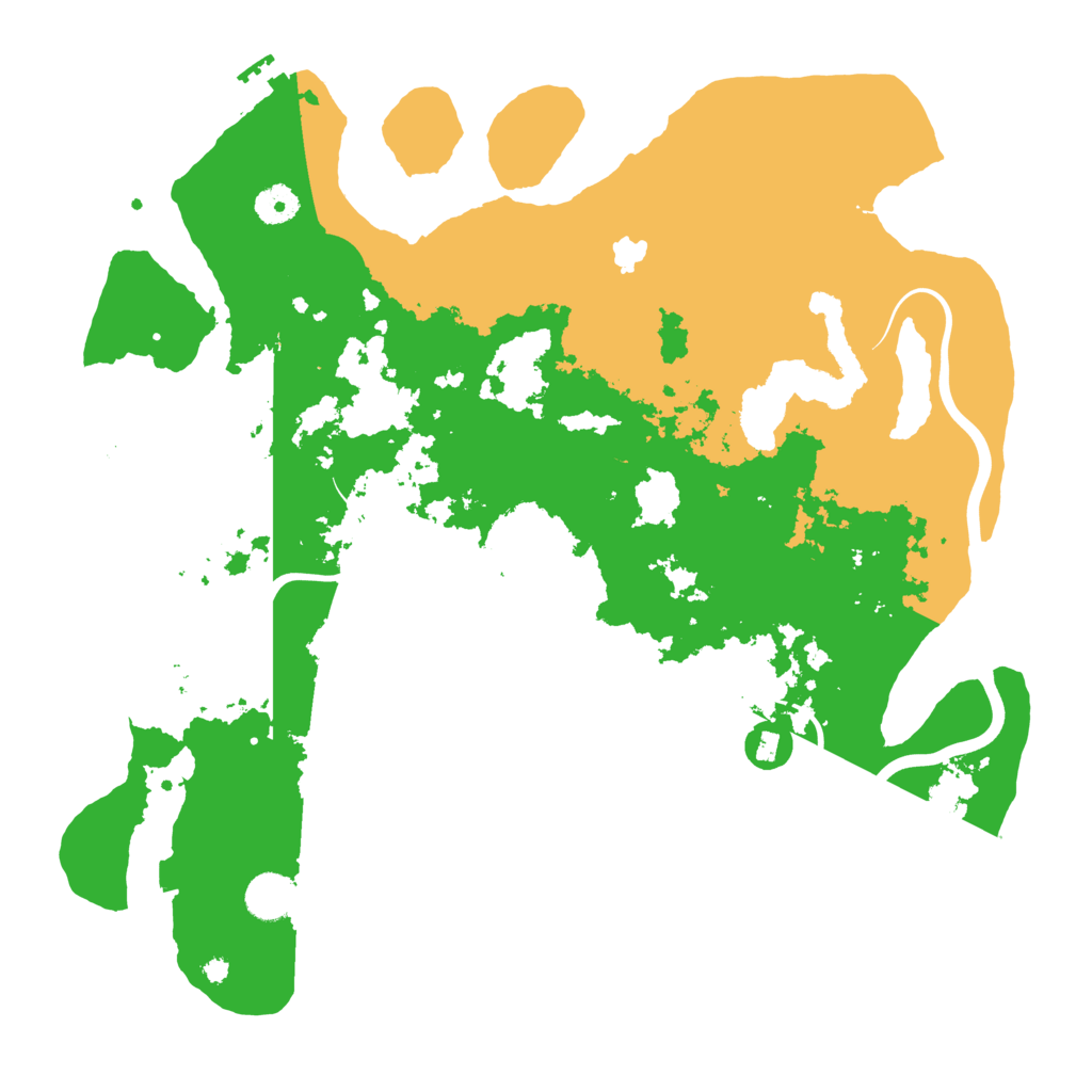 Biome Rust Map: Procedural Map, Size: 4000, Seed: 1326289882