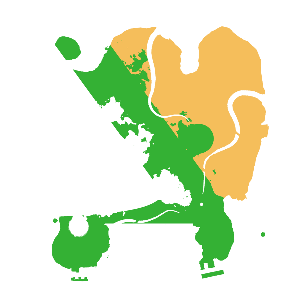 Biome Rust Map: Procedural Map, Size: 2700, Seed: 1575958637