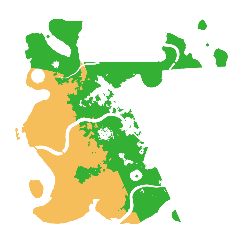 Biome Rust Map: Procedural Map, Size: 3200, Seed: 1915723344