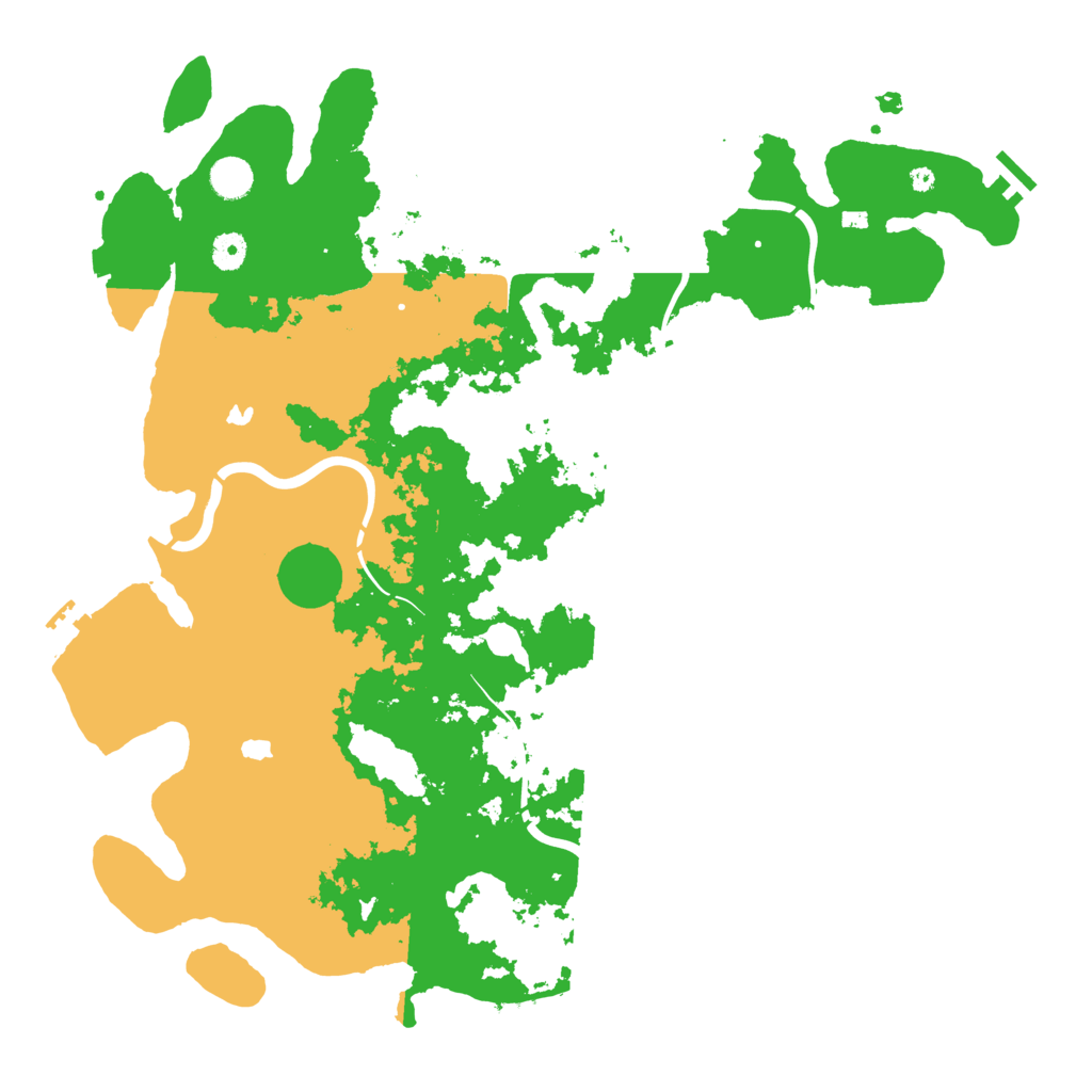 Biome Rust Map: Procedural Map, Size: 4500, Seed: 2138863756