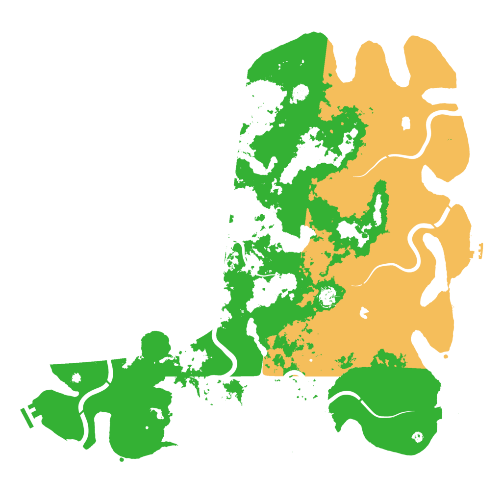 Biome Rust Map: Procedural Map, Size: 4750, Seed: 2054596001