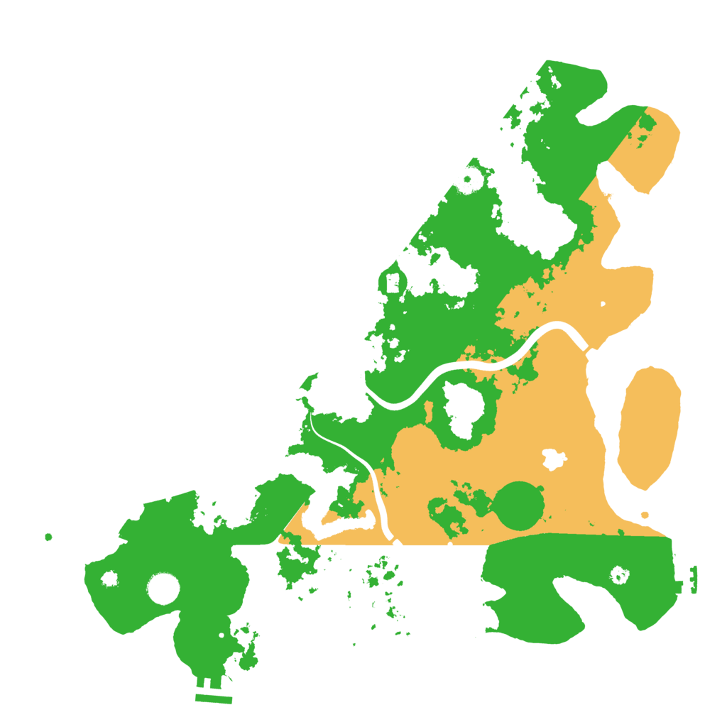 Biome Rust Map: Procedural Map, Size: 4000, Seed: 28460707