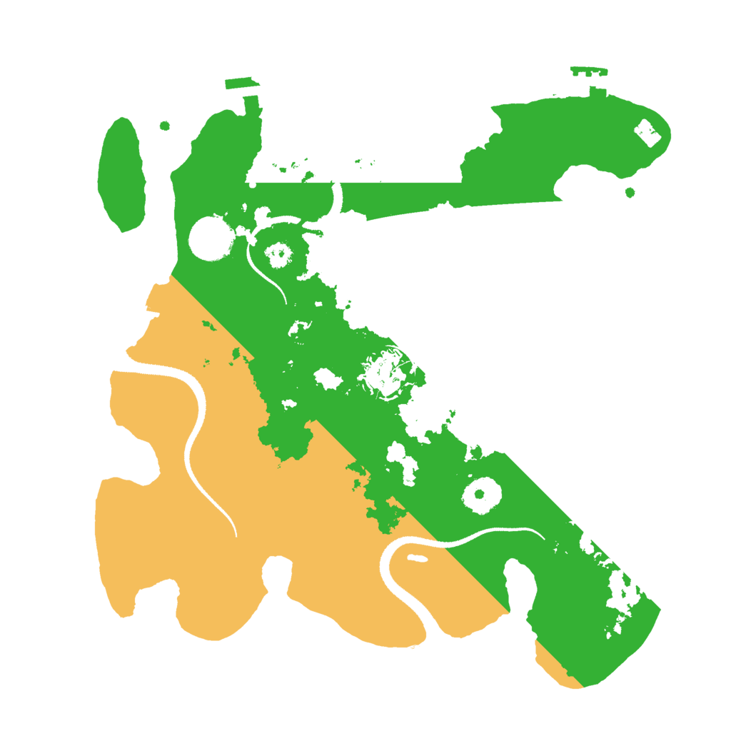 Biome Rust Map: Procedural Map, Size: 3000, Seed: 476445218