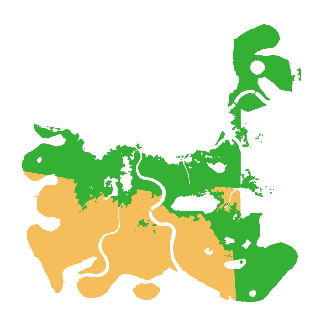 Biome Rust Map: Procedural Map, Size: 4000, Seed: 394397664