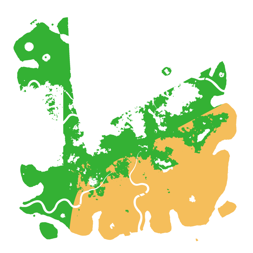 Biome Rust Map: Procedural Map, Size: 5000, Seed: 62541