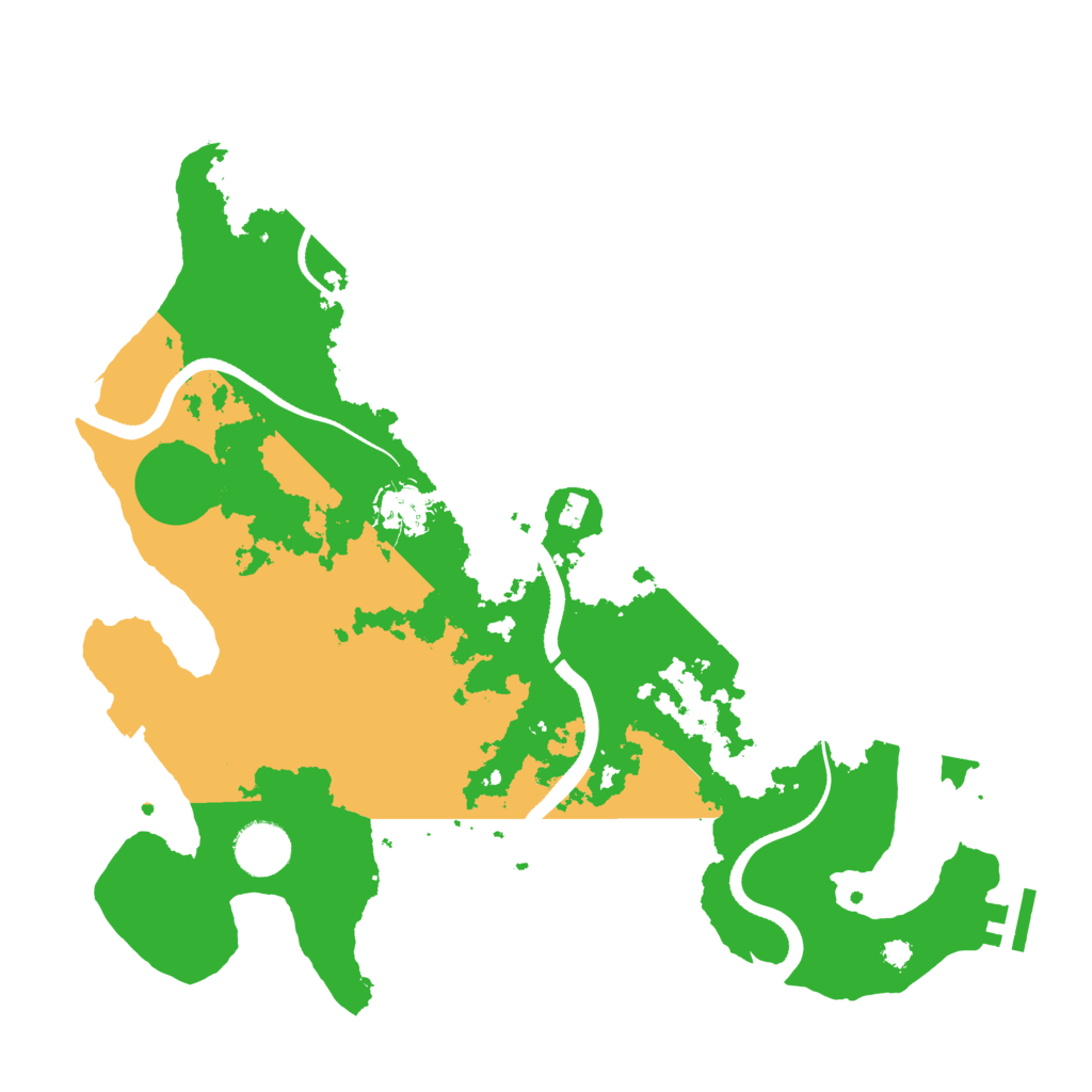 Biome Rust Map: Procedural Map, Size: 3500, Seed: 1214325764