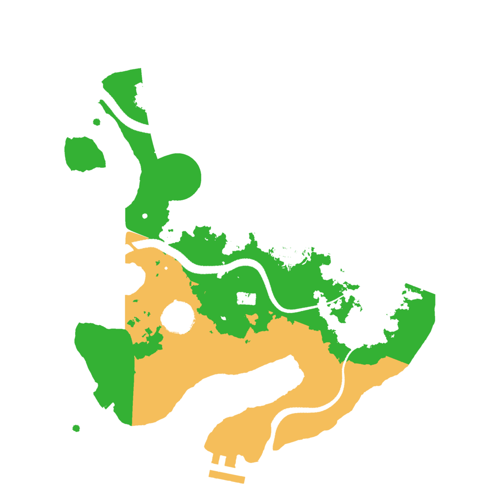 Biome Rust Map: Procedural Map, Size: 2800, Seed: 2086605378