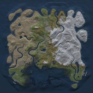 Thumbnail Rust Map: Procedural Map, Size: 4250, Seed: 1924970604, 14 Monuments