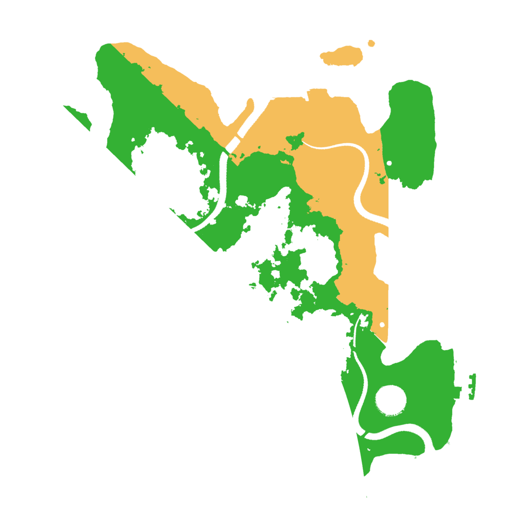 Biome Rust Map: Procedural Map, Size: 3000, Seed: 999420999