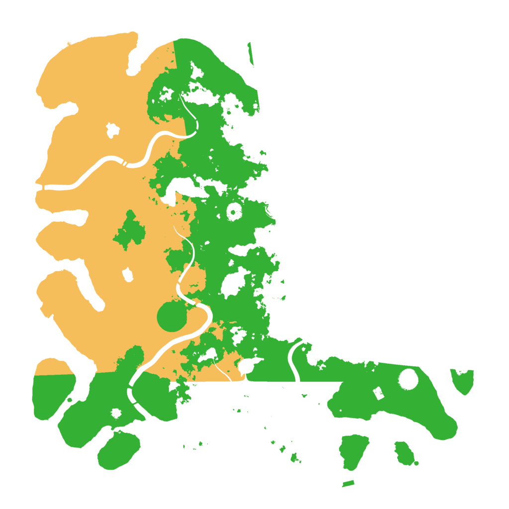 Biome Rust Map: Procedural Map, Size: 4500, Seed: 90293866