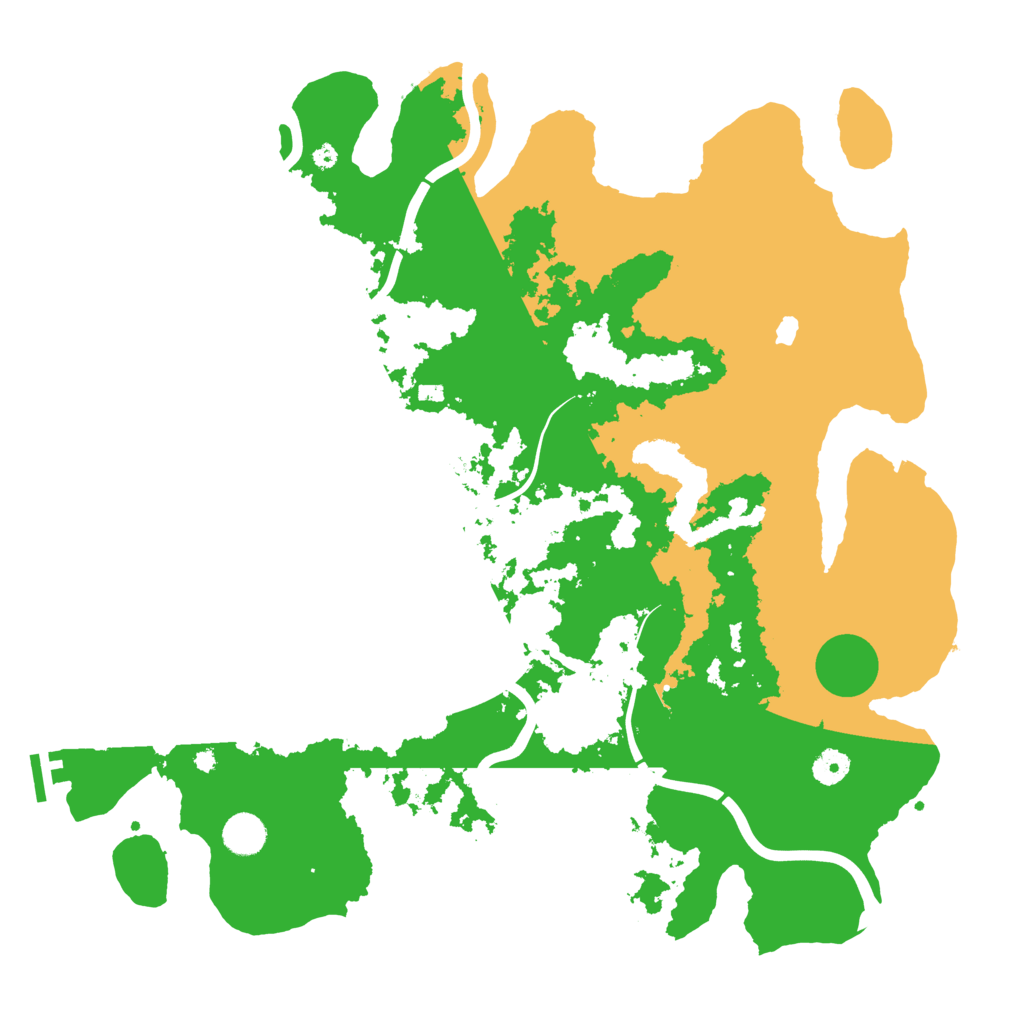Biome Rust Map: Procedural Map, Size: 4300, Seed: 873380