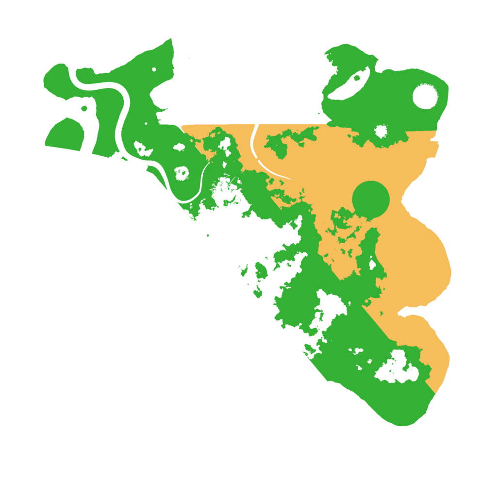 Biome Rust Map: Procedural Map, Size: 3500, Seed: 653582280