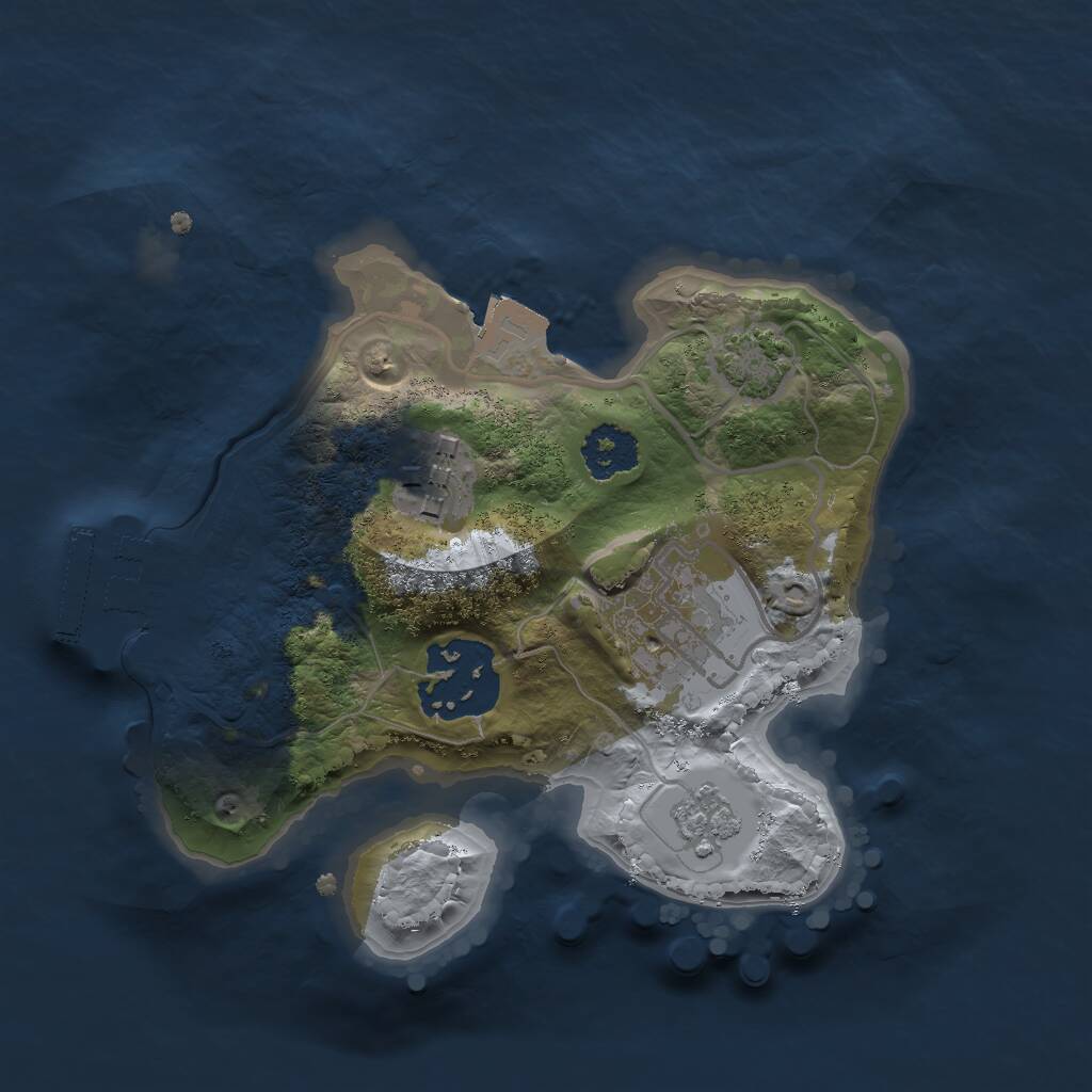 Rust Map: Procedural Map, Size: 1984, Seed: 481981, 7 Monuments