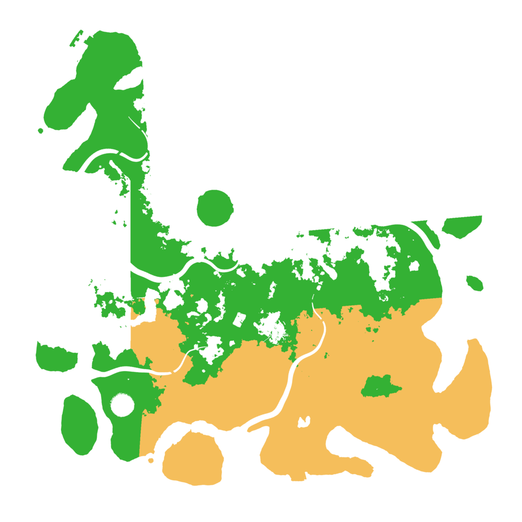 Biome Rust Map: Procedural Map, Size: 4000, Seed: 1291622550
