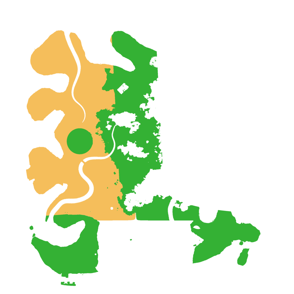 Biome Rust Map: Procedural Map, Size: 3000, Seed: 62681759