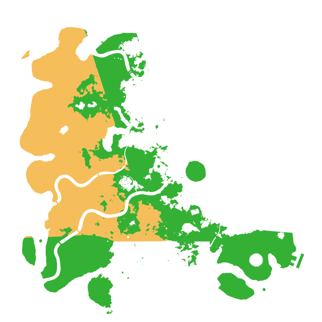 Biome Rust Map: Procedural Map, Size: 4300, Seed: 247329845