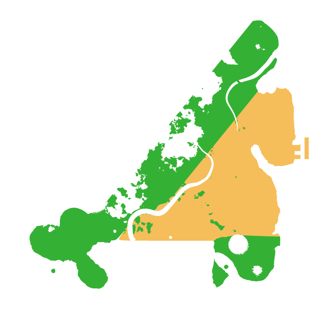Biome Rust Map: Procedural Map, Size: 3000, Seed: 52125