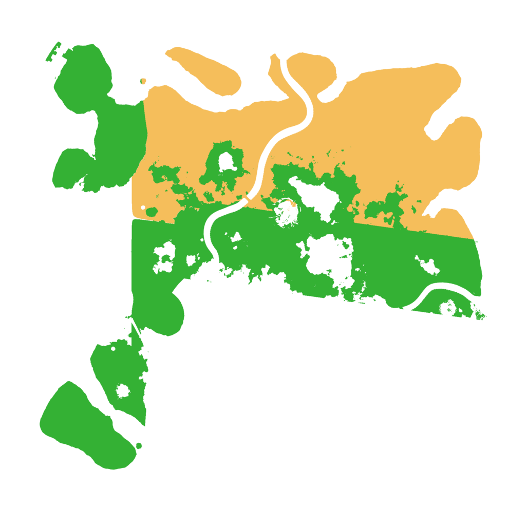 Biome Rust Map: Procedural Map, Size: 3500, Seed: 269802191