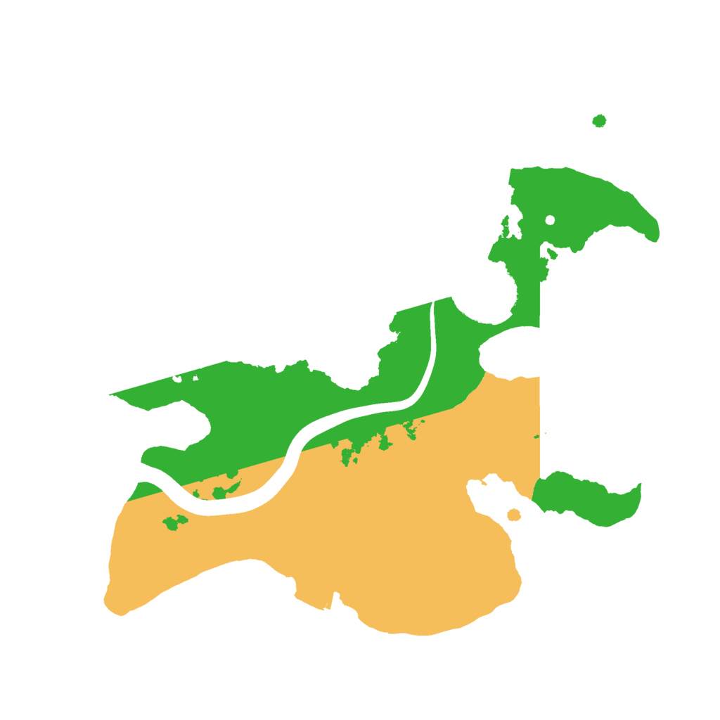 Biome Rust Map: Procedural Map, Size: 2200, Seed: 1736041633