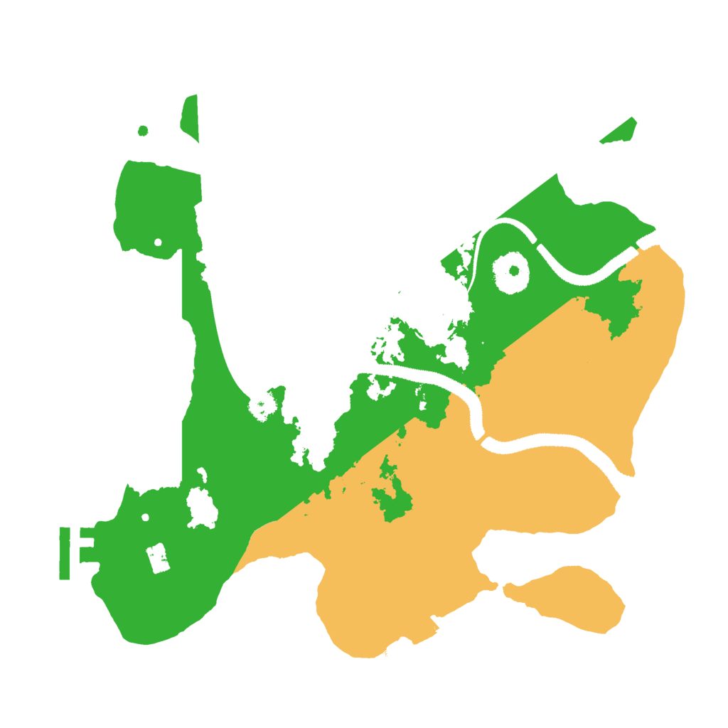 Biome Rust Map: Procedural Map, Size: 2800, Seed: 1040147411