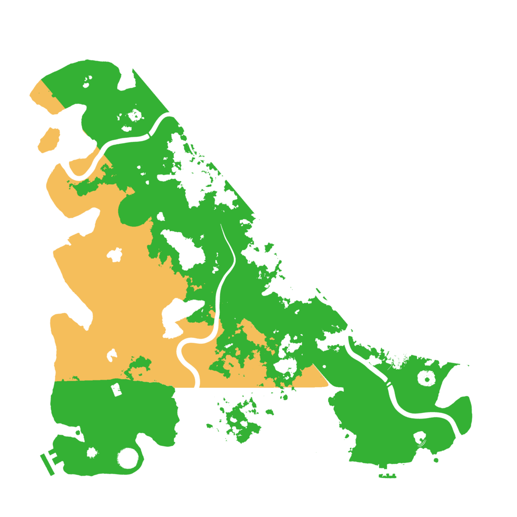 Biome Rust Map: Procedural Map, Size: 4500, Seed: 47231
