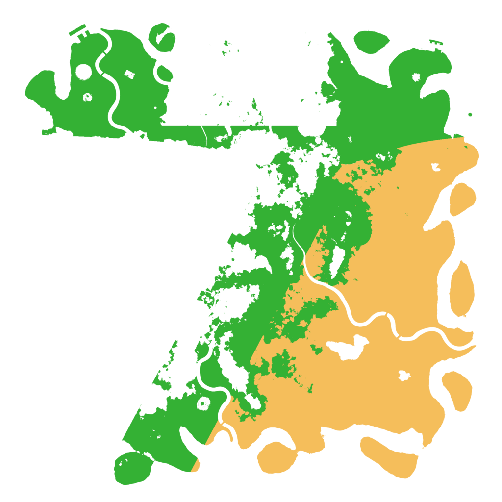 Biome Rust Map: Procedural Map, Size: 5500, Seed: 1195734361
