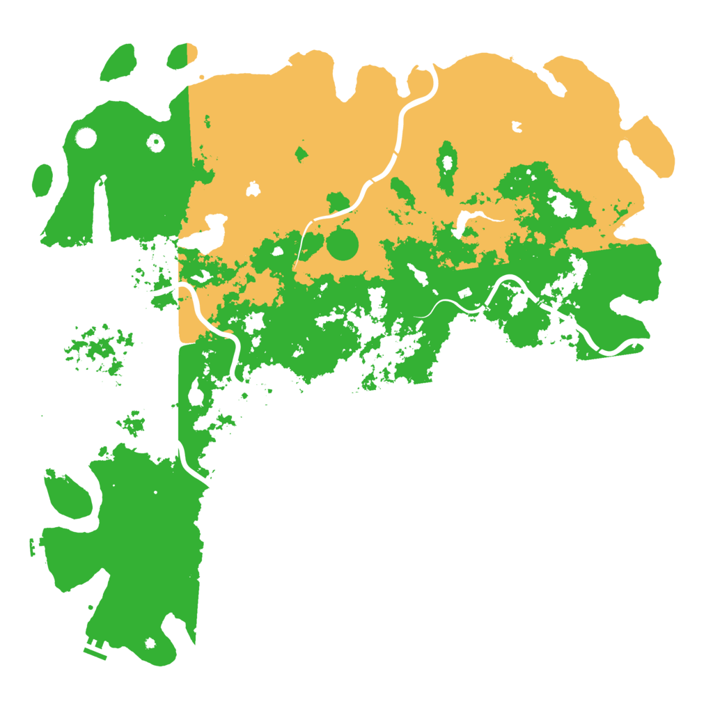 Biome Rust Map: Procedural Map, Size: 6000, Seed: 1859840925