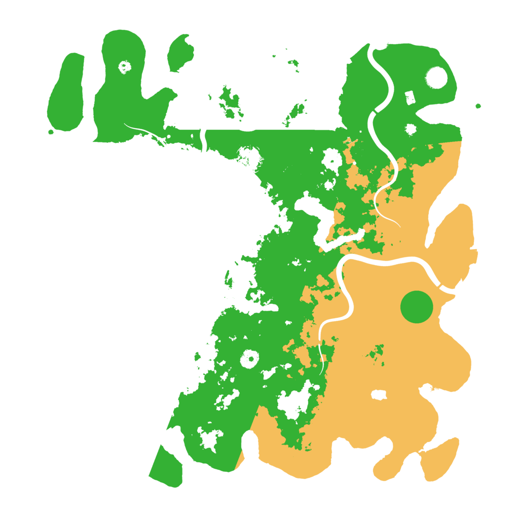 Biome Rust Map: Procedural Map, Size: 4200, Seed: 444444