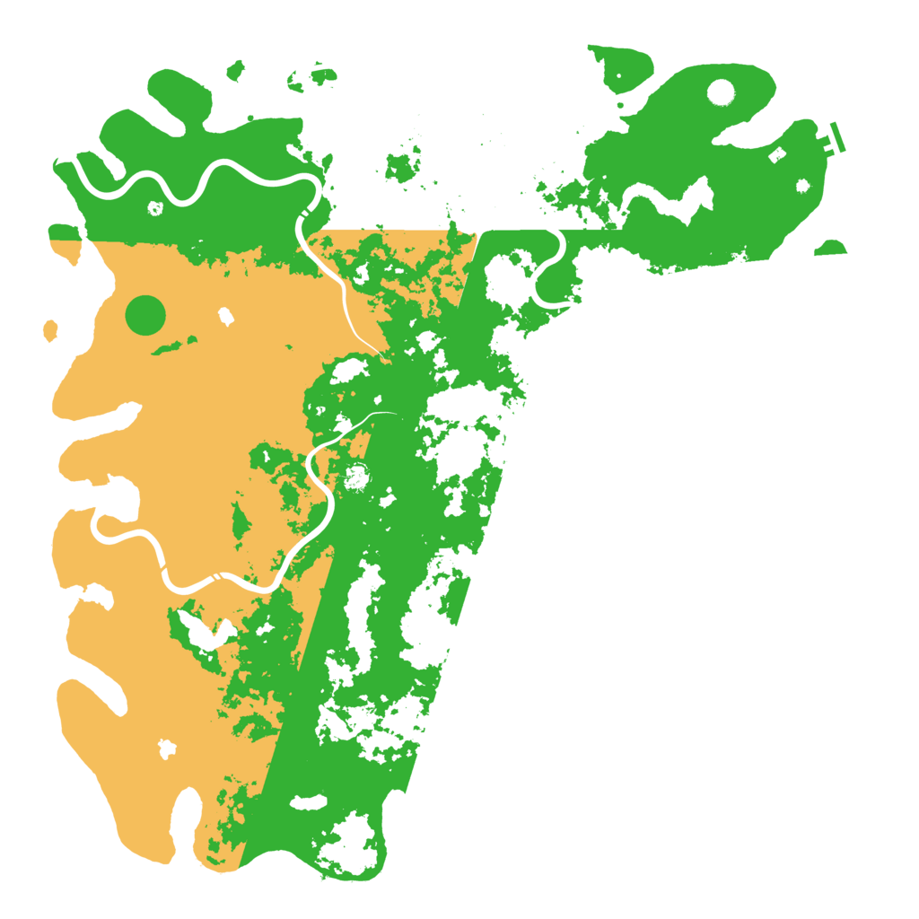 Biome Rust Map: Procedural Map, Size: 6000, Seed: 1455087055