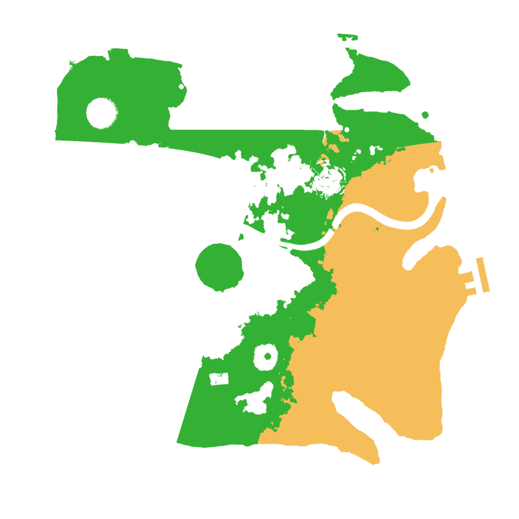 Biome Rust Map: Procedural Map, Size: 3000, Seed: 898121708