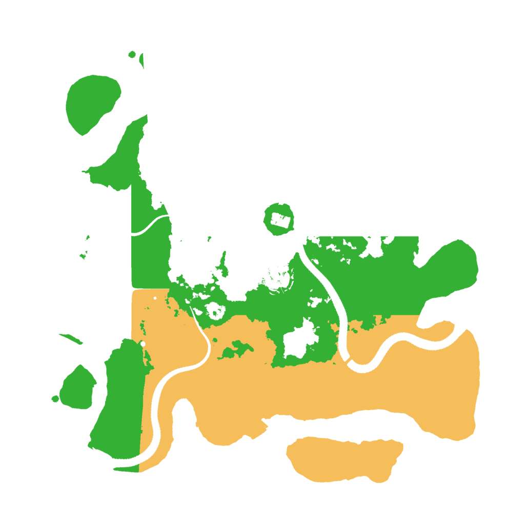 Biome Rust Map: Procedural Map, Size: 3000, Seed: 842913