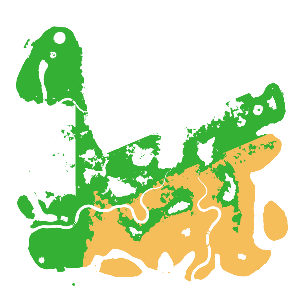 Biome Rust Map: Procedural Map, Size: 4500, Seed: 25708839