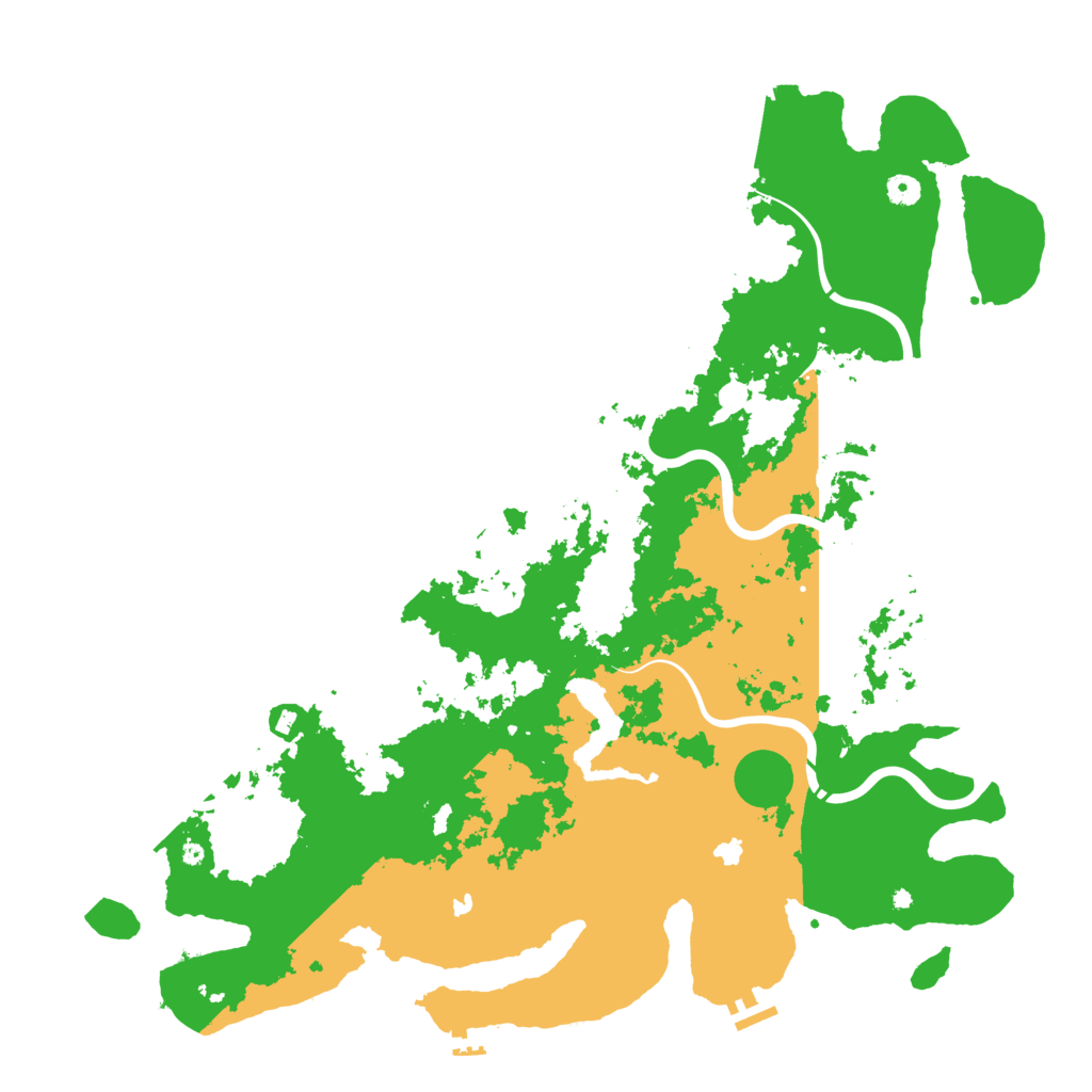 Biome Rust Map: Procedural Map, Size: 5000, Seed: 2122010553