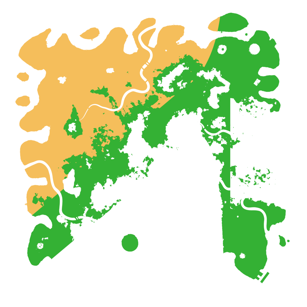 Biome Rust Map: Procedural Map, Size: 5000, Seed: 878071236