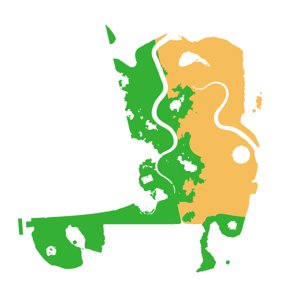 Biome Rust Map: Procedural Map, Size: 3000, Seed: 2024678531
