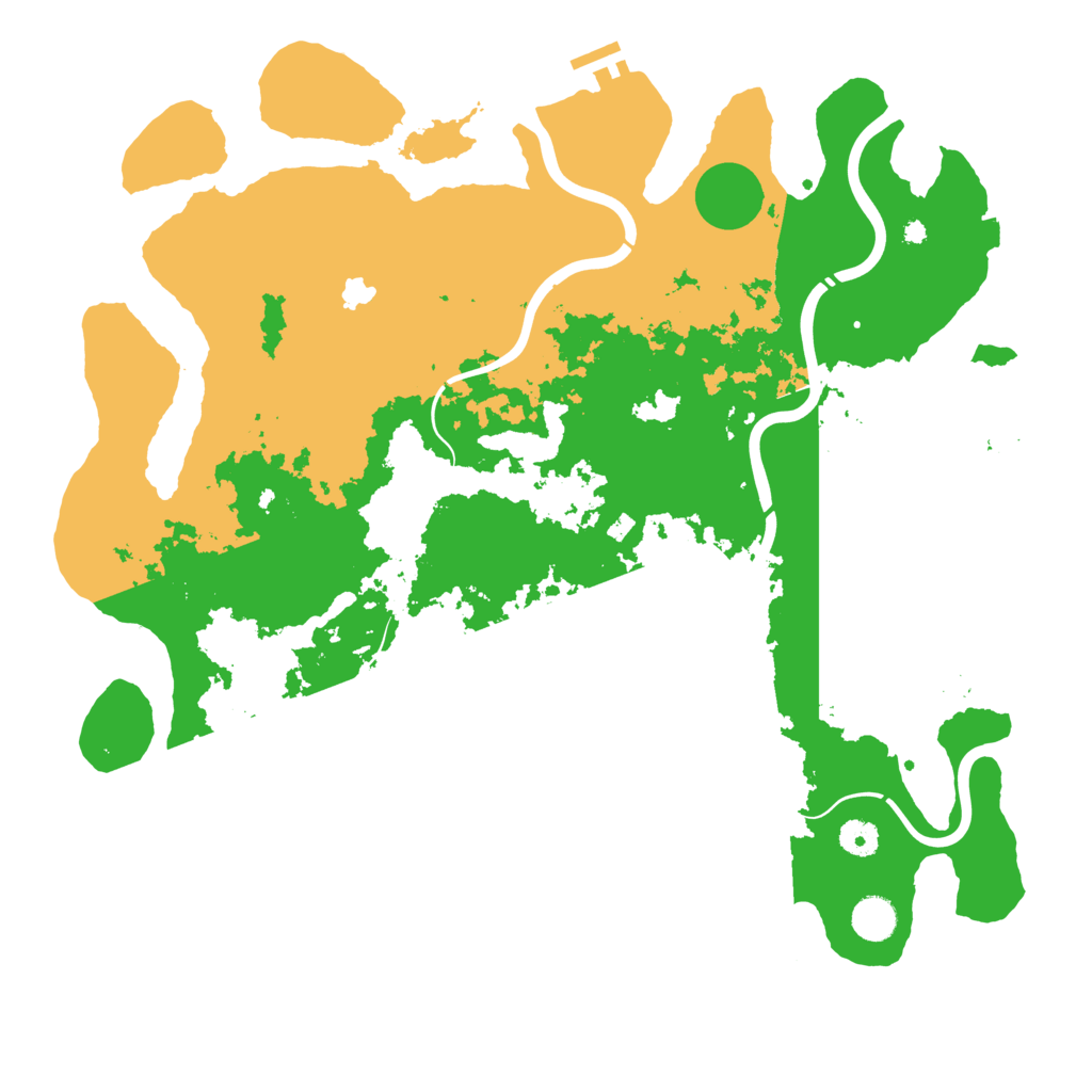 Biome Rust Map: Procedural Map, Size: 4300, Seed: 2124853734