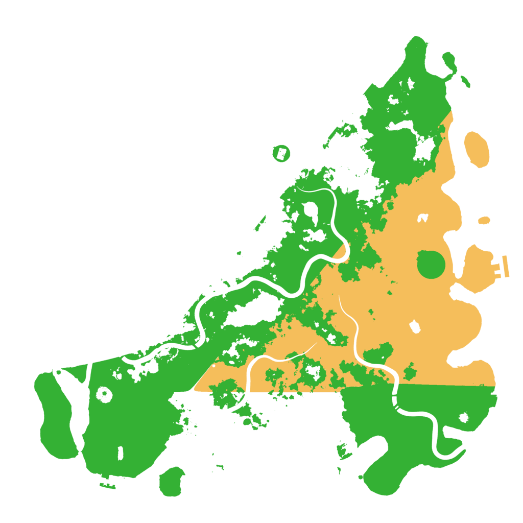 Biome Rust Map: Procedural Map, Size: 4900, Seed: 896752382