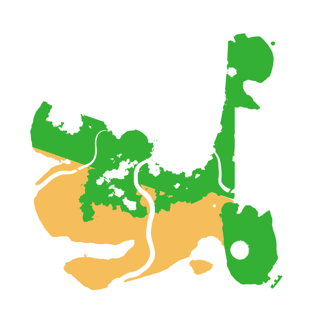 Biome Rust Map: Procedural Map, Size: 3000, Seed: 37782