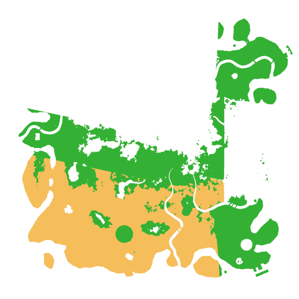 Biome Rust Map: Procedural Map, Size: 4500, Seed: 62134236