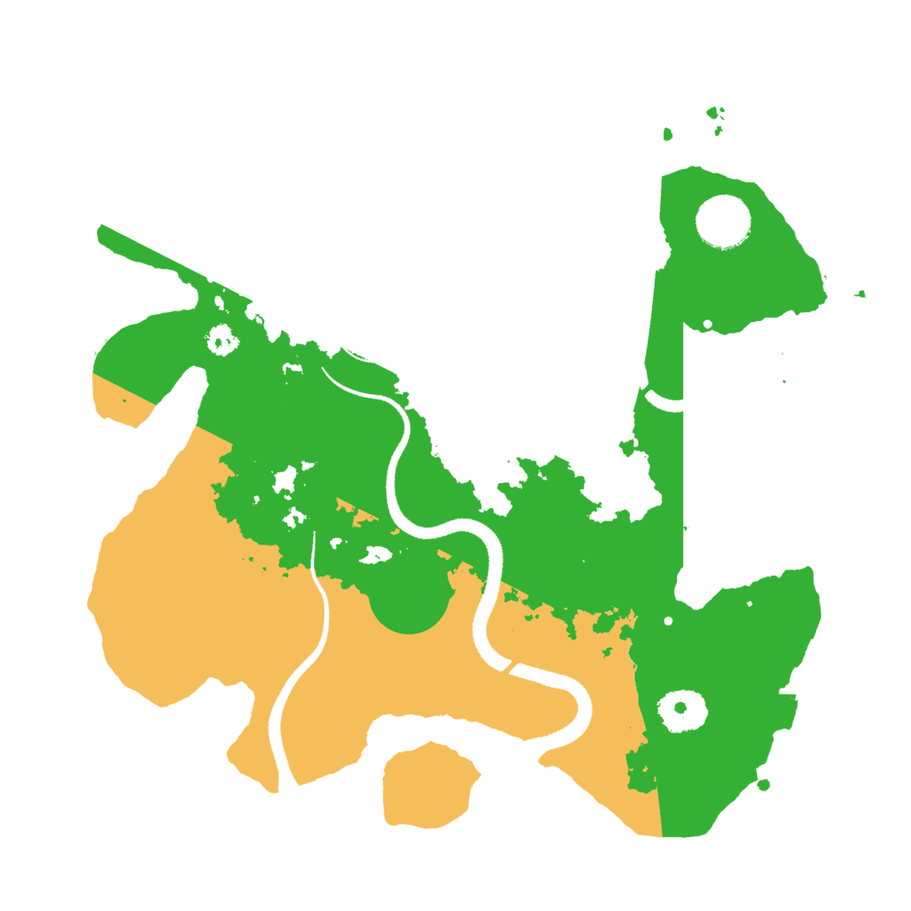 Biome Rust Map: Procedural Map, Size: 3000, Seed: 1481387055