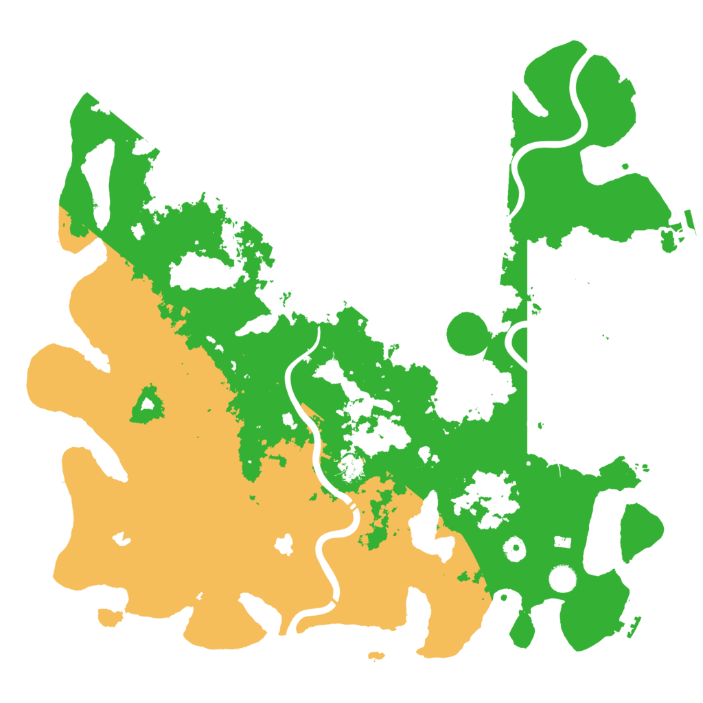 Biome Rust Map: Procedural Map, Size: 4500, Seed: 1387064457