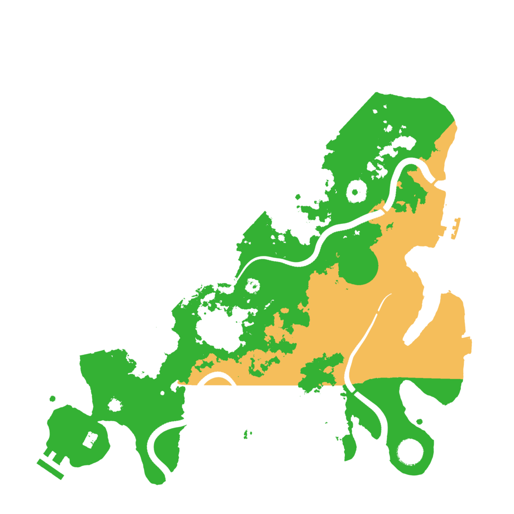 Biome Rust Map: Procedural Map, Size: 3500, Seed: 1297625830