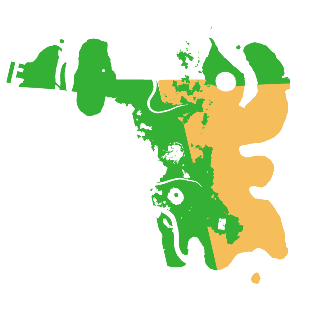Biome Rust Map: Procedural Map, Size: 3000, Seed: 2139252525