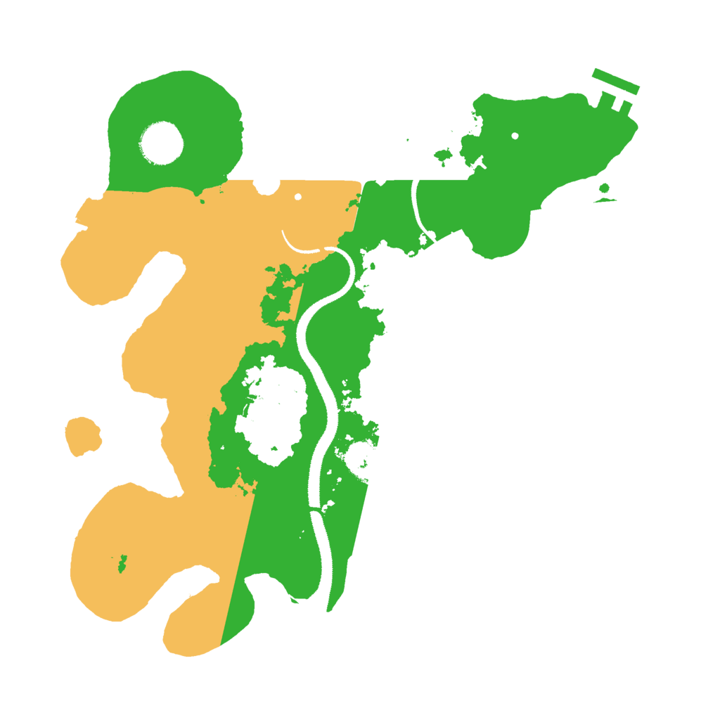 Biome Rust Map: Procedural Map, Size: 3000, Seed: 938860061