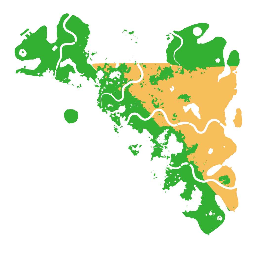 Biome Rust Map: Procedural Map, Size: 5000, Seed: 59999