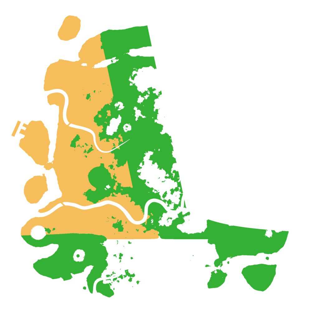 Biome Rust Map: Procedural Map, Size: 3950, Seed: 873609564