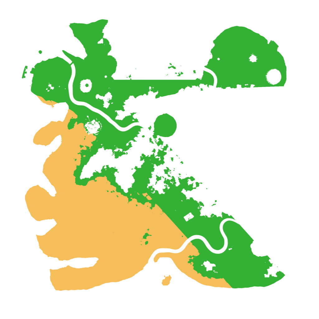 Biome Rust Map: Procedural Map, Size: 3750, Seed: 1021036227