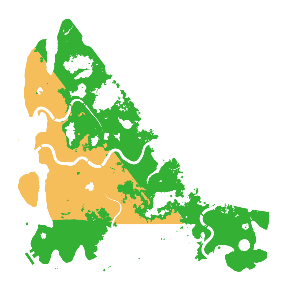 Biome Rust Map: Procedural Map, Size: 4500, Seed: 564838872
