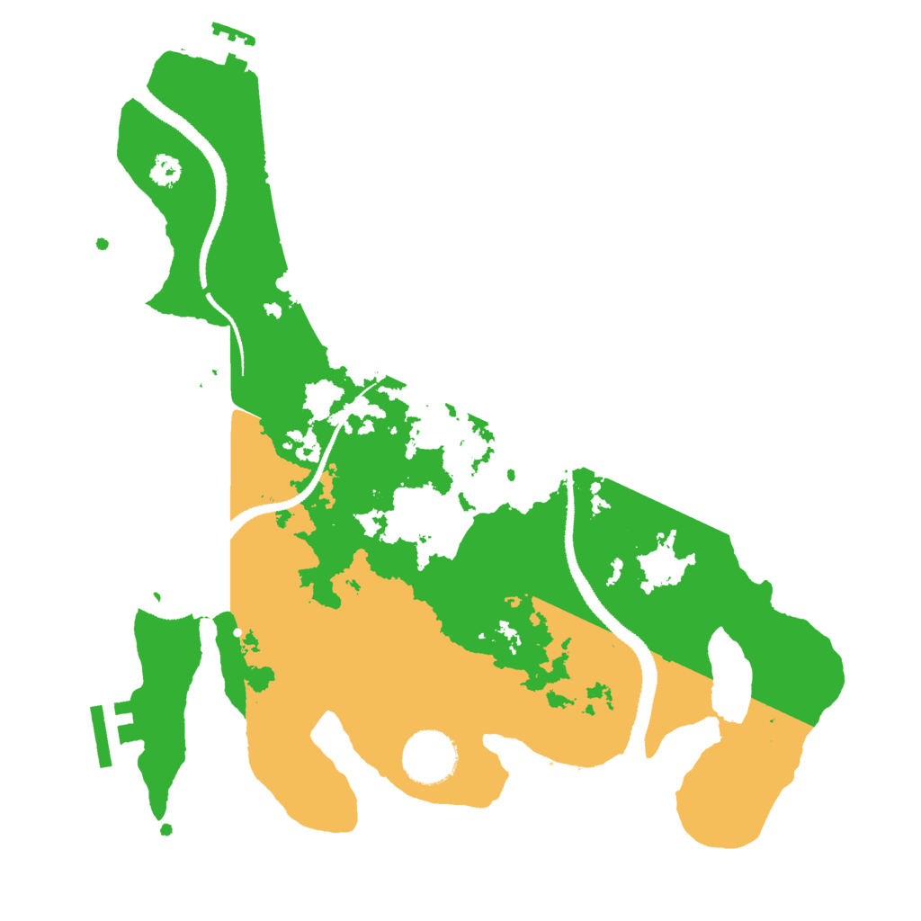 Biome Rust Map: Procedural Map, Size: 3000, Seed: 1176585737