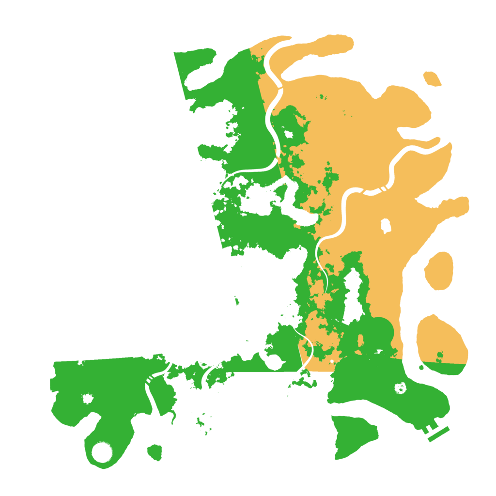Biome Rust Map: Procedural Map, Size: 4250, Seed: 3643